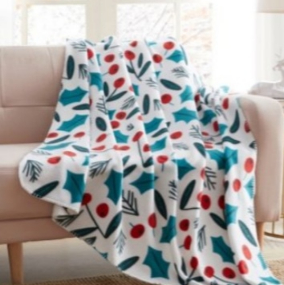 Holiday throw by Birch Trails